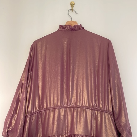 NWT JessaKae Metallic Purple Savannah Dress - Picture 9 of 15
